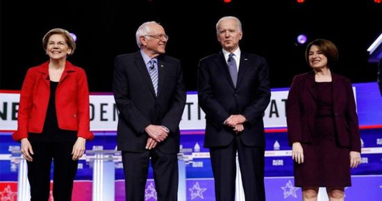 انتخابات الحزب الديمقراطي.. بايدن يفوز في 5 ولايات وساندرز 3 ولايات