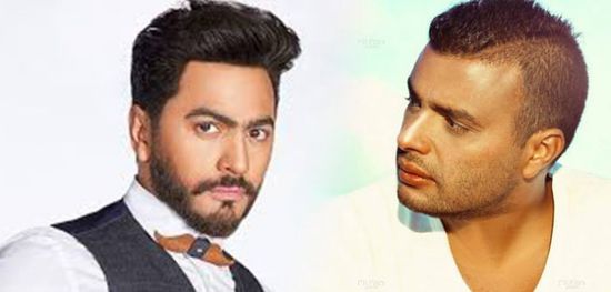 تامر حسني يهنئ رامي صبري على أغنية "حياتي مش تمام"