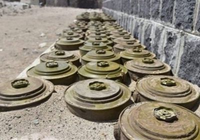 مسام يتلف مئات الألغام الحوثية في لحج