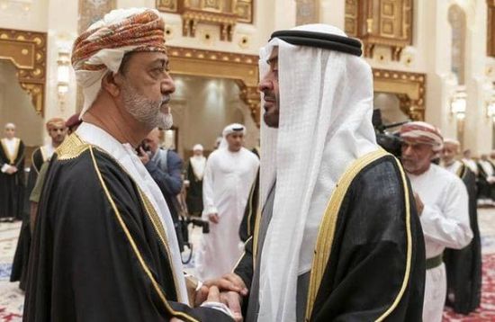 ولي عهد أبوظبي يبعث برسالة إلى رئيس سلطنة عمان الجديد
