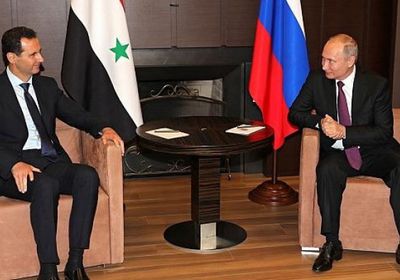 خلال اتصال هاتفي.. بوتين يَعِد الأسد باستقرار الوضع في إدلب