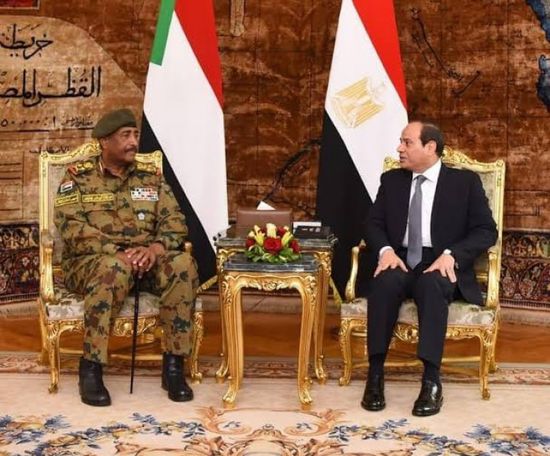  السيسي يؤكد للبرهان موقف مصر الداعم لأمن واستقرار السودان