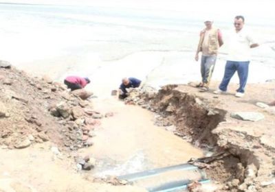انقطاع المياه عن 4 مديريات بالعاصمة عدن