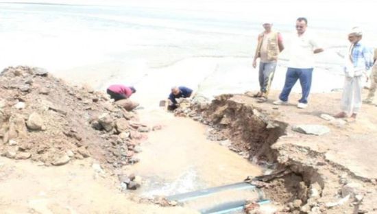انقطاع المياه عن 4 مديريات بالعاصمة عدن
