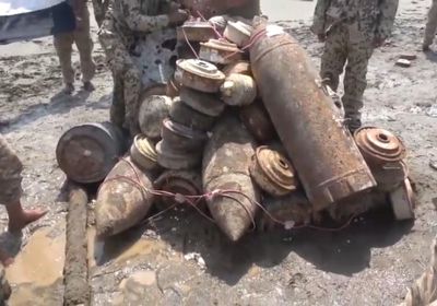 إزالة 9 أطنان من ألغام المليشيات الحوثية بالحديدة (فيديو)