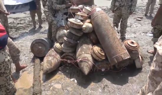 إزالة 9 أطنان من ألغام المليشيات الحوثية بالحديدة (فيديو)