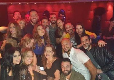 رامي جمال يحتفل بنجاح ألبوم "أنا لوحدي" (صور)