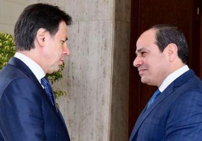  الرئيس المصري يعزي رئيس الوزراء الإيطالي في ضحايا فيروس كورونا