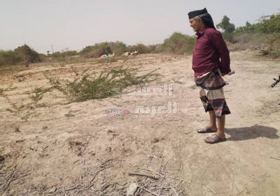 انتقالي أبين يقف على حجم أضرار مشاتل الفاكهة