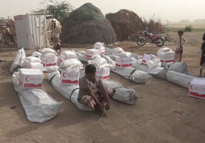 مساعدات عاجلة من "الهلال الإماراتي" لمتضرري حريق الخوخة