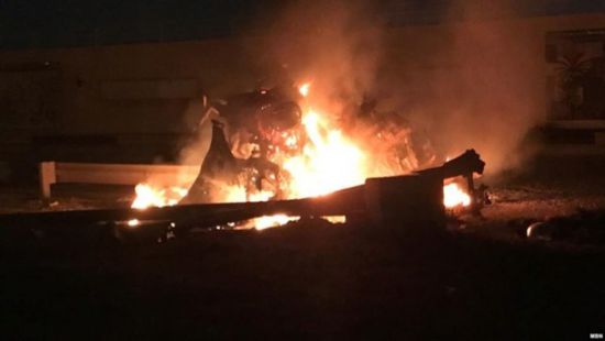 عاجل.. مقتل أحد عمال مطار كربلاء في قصف أمريكي