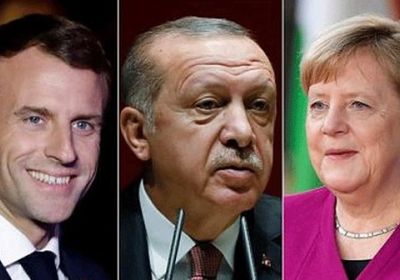 &laquo;كورونا&raquo; يجبر أردوغان وميركل وماكرون في الاجتماع عن بعد