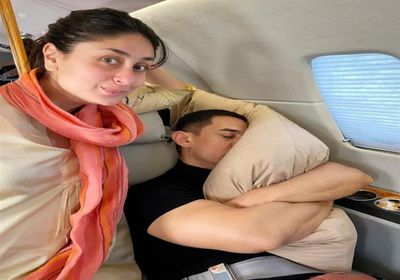 كارينا كابور في صورة طريفة مع عامر خان بمناسبة عيد ميلاده