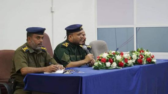 خطة للتدوير الوظيفي لضباط ساحل حضرموت (صور)