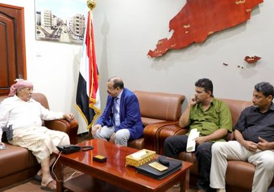 بن بريك والضالعي يبحثان الأوضاع الأمنية بعدن والجنوب