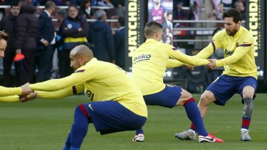 برشلونة يعلن النظام التدريبي للاعبيه طوال فترة الحجر الصحي بسبب فيروس كورونا