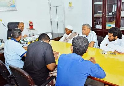 تنسيق بين "الانتقالي" ومديرية غيل باوزير لمواجهة المتغيرات