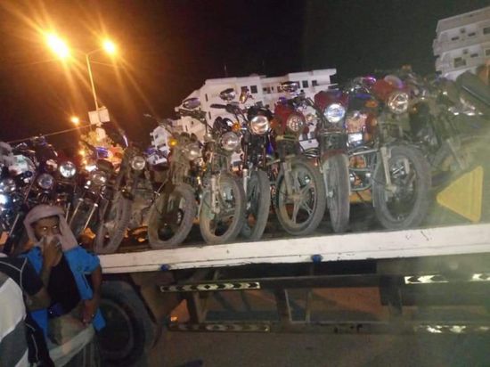 ضبط أكثر من 25 دراجة نارية مخالفة بساحل حضرموت