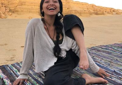 مي الغيطي تعزل نفسها في الصحراء لمواجهة كورونا (صور)