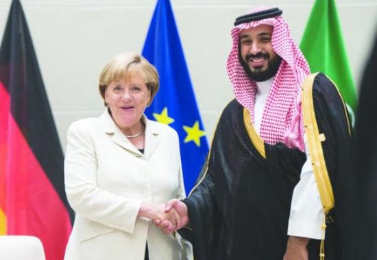 ميركل تبحث مع ولي العهد السعودي "قمة العشرين" وسبل مواجهة كورونا