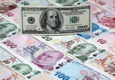  الليرة التركية تصاب بهبوط حاد أمام الدولار وتسجل أدنى مستوى في 18 شهر 