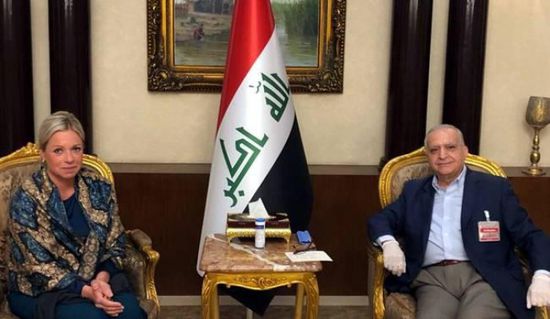 وزير الخارجيّة العراقي يلتقي رئيسة بعثة الأمم المتحدة (يونامي) في البلاد