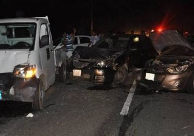 مصر.. حادث مروّع بين عدة سيارات ومصرع 18 شخصًا