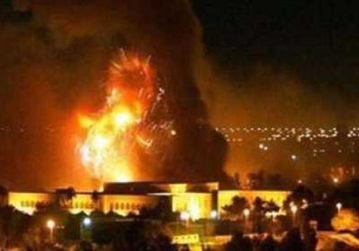 عاجل.. انفجارات عنيفة قرب السفارة الأمريكية ببغداد