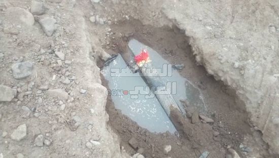 كارثة صحية في الحبيلين بسبب "أنبوب"