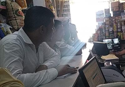 ضبط محال مخالفة للتسعيرة في ردفان