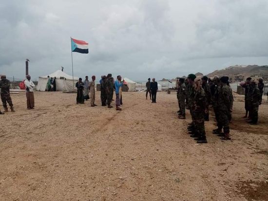 توجيهات برفع جاهزية الكتيبة الأولى حزام أمني بسقطرى (صور)