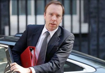 إصابة وزير الصحة البريطاني بفيروس كورونا&rlm;