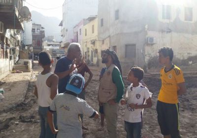 تواصل جهود "انتقالي صيرة" لإزالة مخلفات السيول