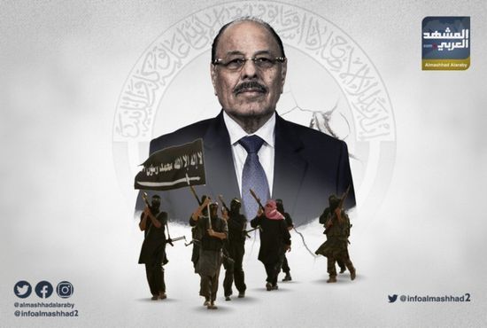 الإرهابي محسن الأحمر.. جنرال إخواني يطعن التحالف ويخدم الحوثي
