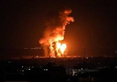 الاحتلال الإسرائيلي يقصف موقع لحماس شمالي غزة