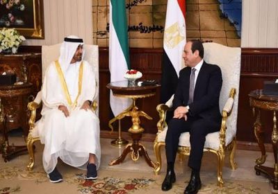  بن زايد يبحث مع السيسي جهود مكافحة فيروس كورونا