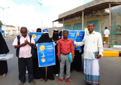 أبين تواجه كورونا بحملة توعوية تطوعية  