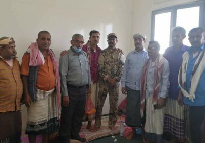 وفد من الانتقالي يقف على جاهزية قوات الحزام الأمني بأبين