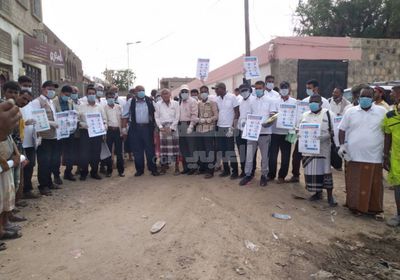 توعية أهالي خنفر بخطر فيروس كورونا (صور)