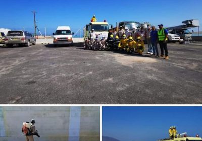 "خليفة الإنسانية" تطلق حملة لتعقيم مرافق بسقطرى (صور)