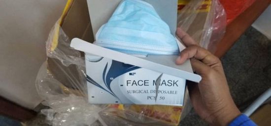 ضبط 40 ألف كمامة بالمعلا قبل تصديرها للخارج