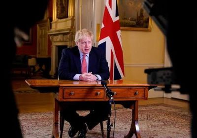 جونسون يوجه خطاب للشعب البريطاني من حجره الصحي
