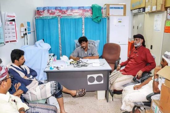 "انتقالي شبوة" يرصد مساعدات عاجلة للمركز الصحي برضوم