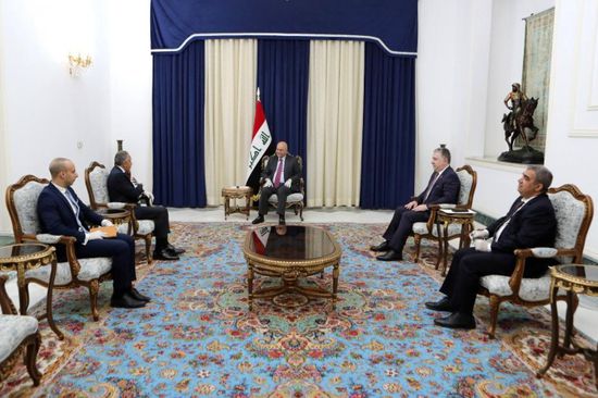  الرئيس العراقي يستقبل السفير المصري ويبحثان سبل العلاقات الثنائية بين البلدين 