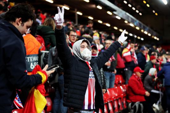 ليفربول: مباراة أتليتكو مدريد في «أنفيلد» أدت إلى ارتفاع الإصابات بكورونا