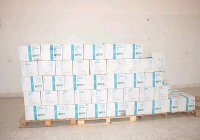 "الغذاء العالمي" يوزع 1114 سلة بمديرية الشحر