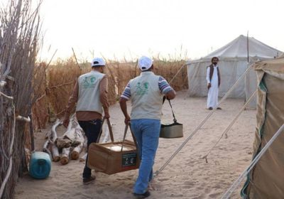 1260 نازحا بمأرب يتلقون مواد إيواء من "سلمان للإغاثة"