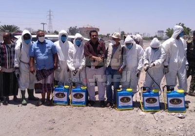 "انتقالي لحج": حملة تعقيمية واسعة للمرافق (صور)