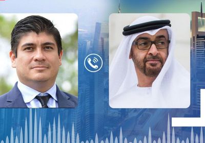 ولي عهد أبوظبي يبحث سبل التعاون المشترك مع رئيس كوستاريكا