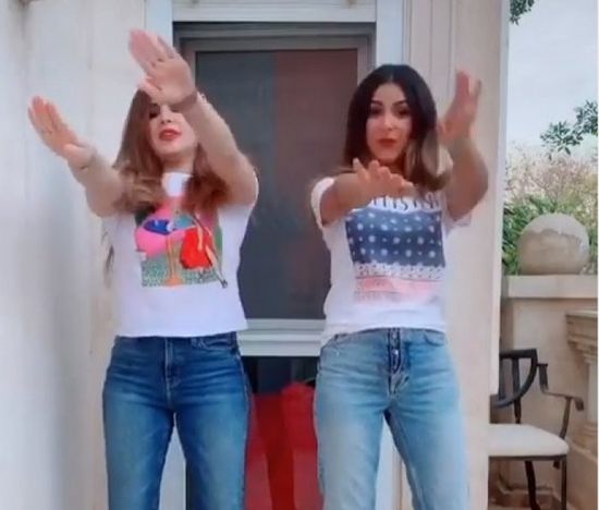 بسبب الحظر.. ريهام أيمن بصحبة شيما صابر (فيديو)